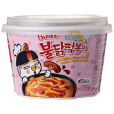 Samyang Buldak Hot Chicken Carbonara Topokki Bowl (179g) Simple Showcase